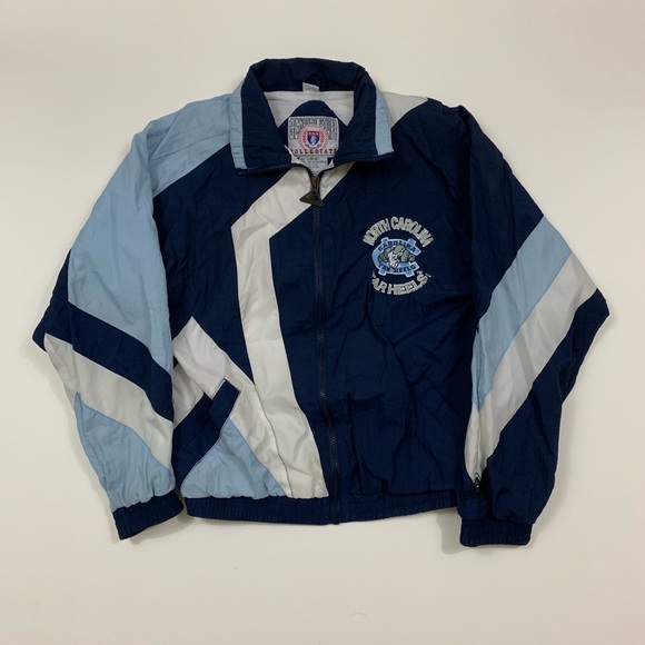 STARTER Jackets & Blazers - Vintage 90s UNC Carolina windbreaker zipper